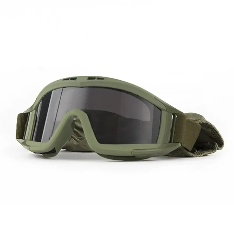 Tactical Anti-Impact Safety Goggles - Explosion Proof Protection for Airsoft, Paintball, Hunting & Mountaineering