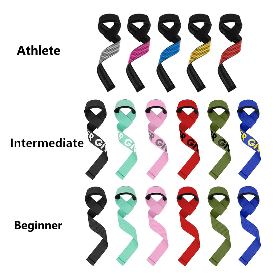 Weight Lifting Wrist Straps - Strength Training & Exercise