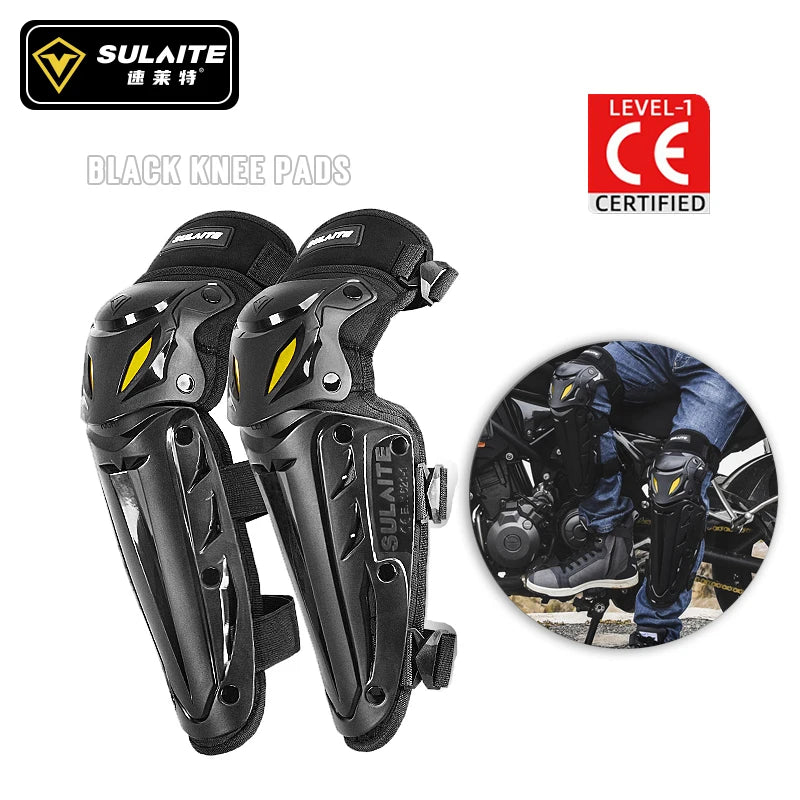 Motorcycle Knee and Elbow Protection Guards - Motocross Off-Road Racing MTB Pads