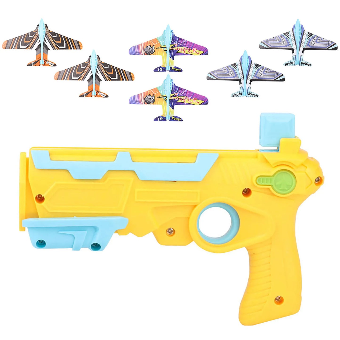 Professional Airplane Launcher - Bubble Catapult with 6 Small Planes