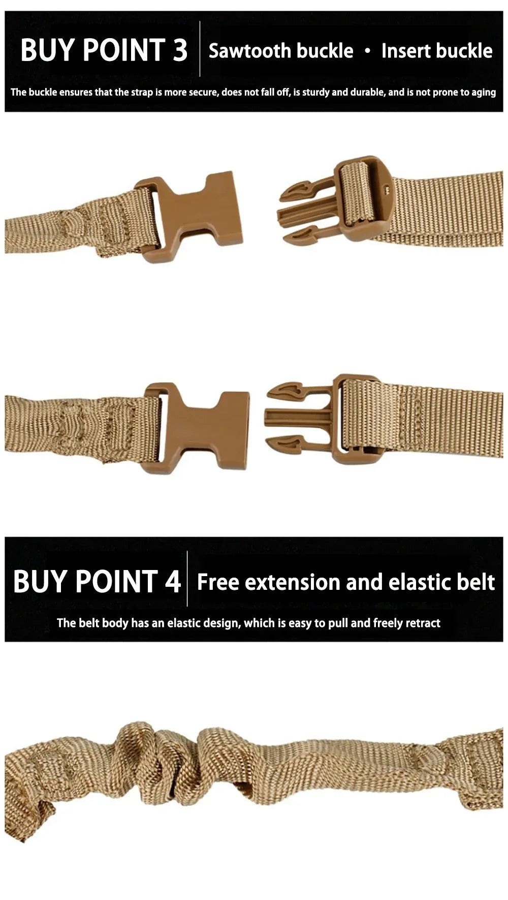 Unisex Camouflage Tactical Single-Point Harness - 2025 Outdoor CS Gun Safety Rope with Diagonal Belt for Hunting Sports