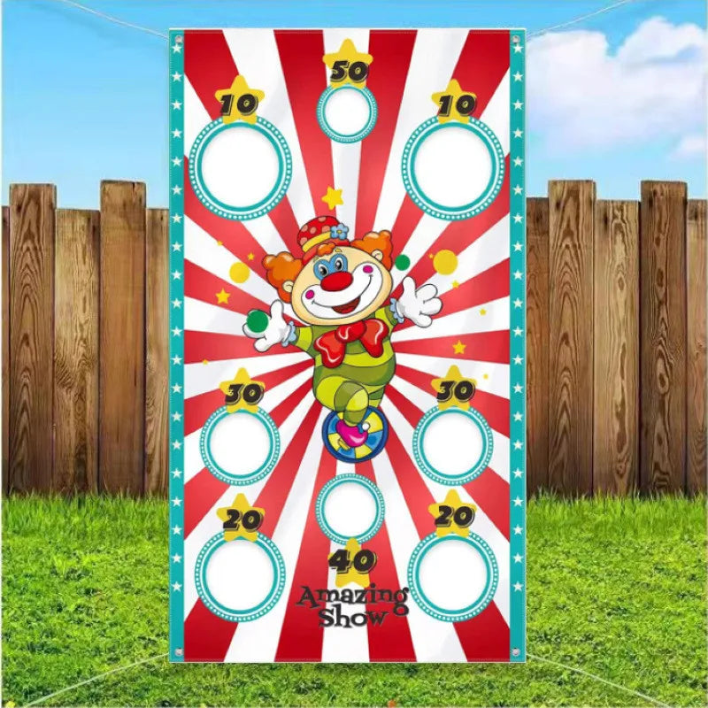 Funny Play Bean Bags Toy Game - Safe Tossing Throwing Bags for Adults Children Outdoor Xmas Party Carnival Games Toys for Children