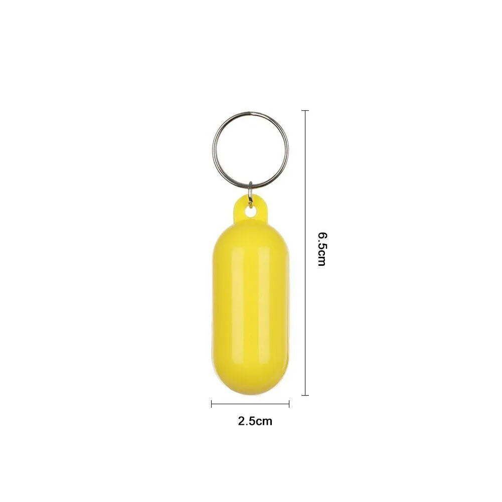 Marine Floating Keychain Set - 2 Pack Buoyant Key Ring Fenders for Boats, Kayaks & Sailing