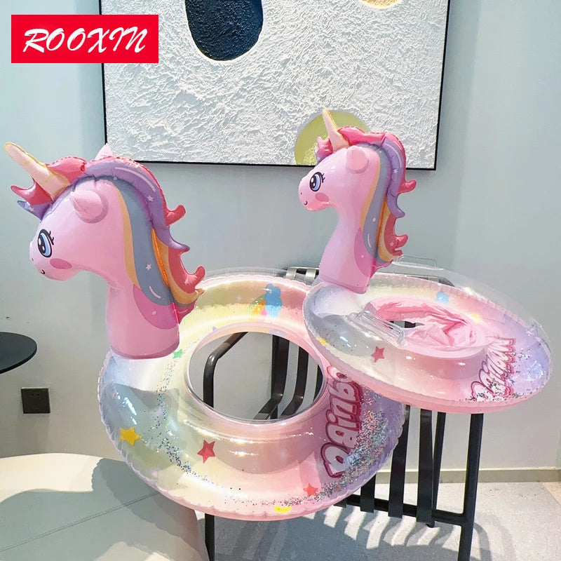 ROOXIN Adult Inflatable Swimming Ring - Pool Float Tube with Seat Design for Water Play and Beach Parties