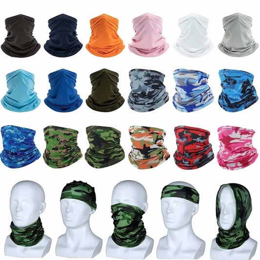 Ice Silk Multi-Purpose Bandana - UV Protection Neck Scarf for Cycling, Hiking & Outdoor Sports