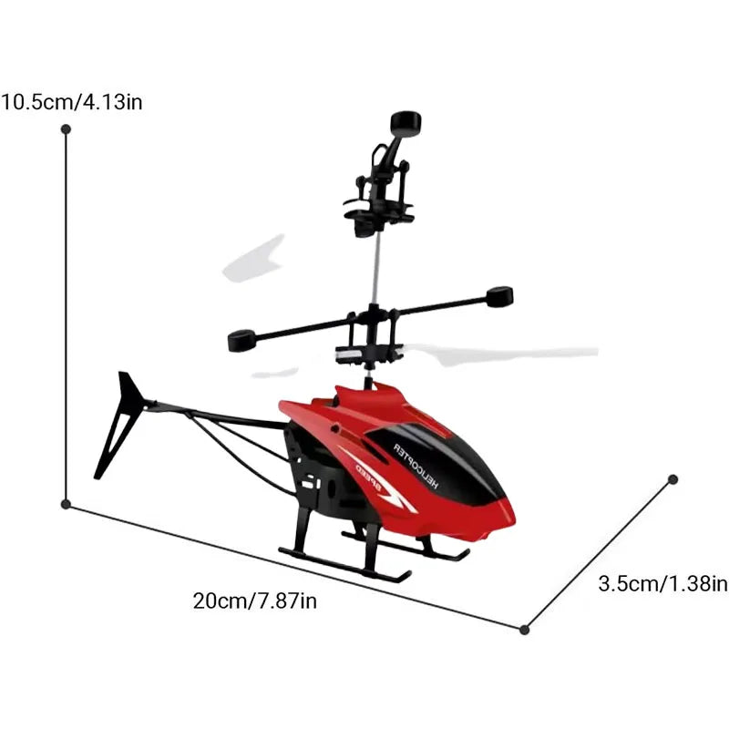 Rechargeable Mini RC Drone - Remote Controlled, Safe, Fall-Resistant, RC Helicopters - Drone for Children