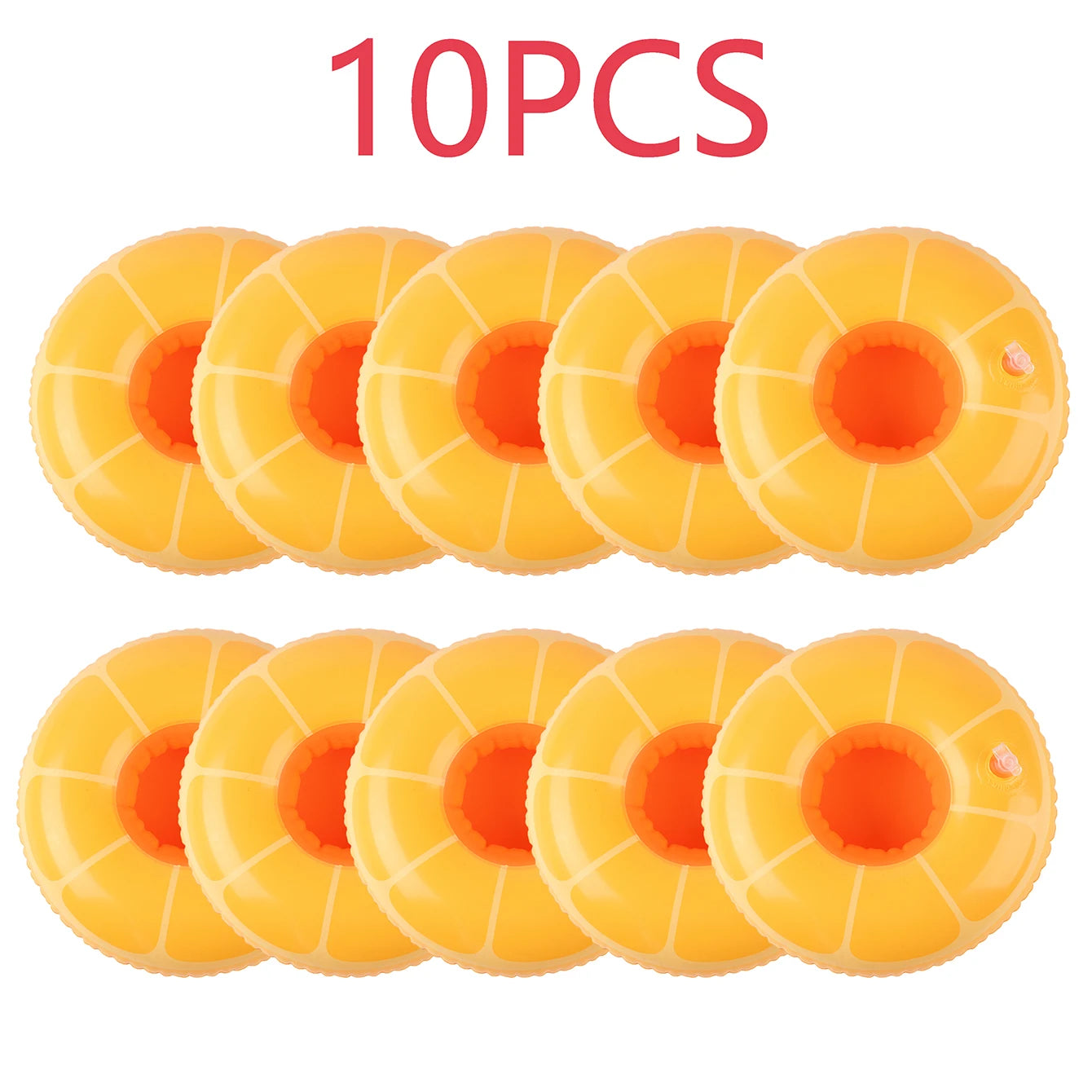 Inflatable Cup Holder Set - 5/10PCS Swimming Pool Drink Holders, Floating Beverage Coasters for Summer Pool Parties