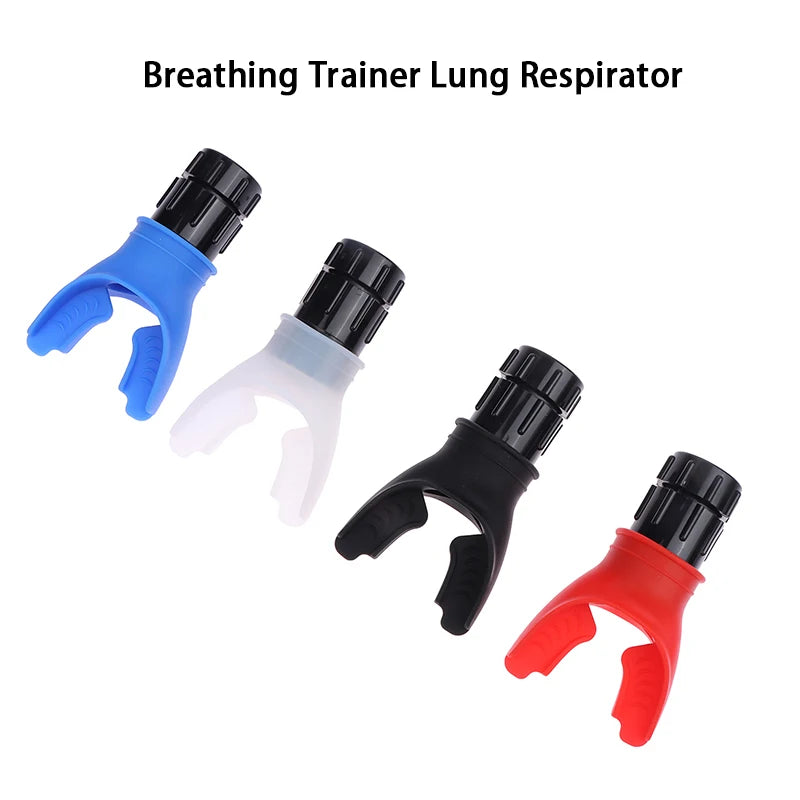 Breathing Trainer | Lung Respirator | Fitness Equipment | Respiratory Silicone | High Altitude Training | Outdoor Expiratory Exercise Tool