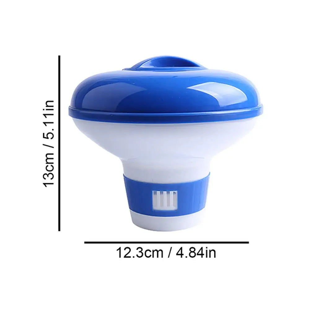 Automatic Pool Water Purifier - Floating Chlorine Dispenser for Swimming Pool Disinfection and Sterilization
