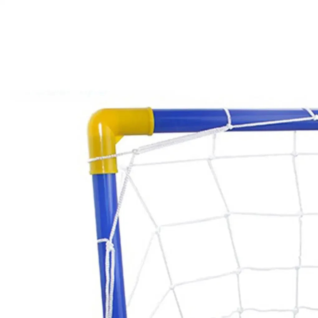 Mini Football Soccer Ball Set with Removable Goal Post and Net - Perfect for Indoor and Outdoor Play