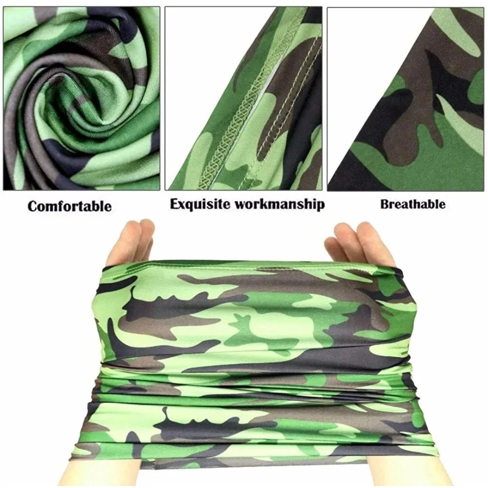 Ice Silk Multi-Purpose Bandana - UV Protection Neck Scarf for Cycling, Hiking & Outdoor Sports