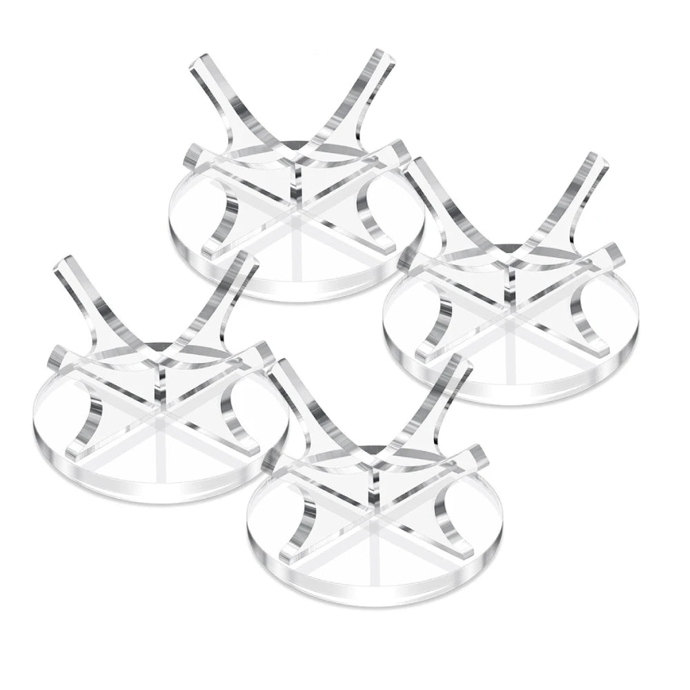 Premium Acrylic Sport Ball Display Stand - Clear Baseball Holder for Autographs & Memorabilia - Golf, Softball, Tennis Ball Rack