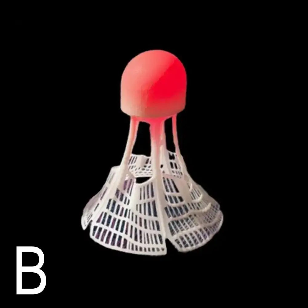 Luminous Windproof Luminous Badminton Ball, Super Durable And Unbreakable, Outdoor Fluorescent Bright Nylon Ball With Light