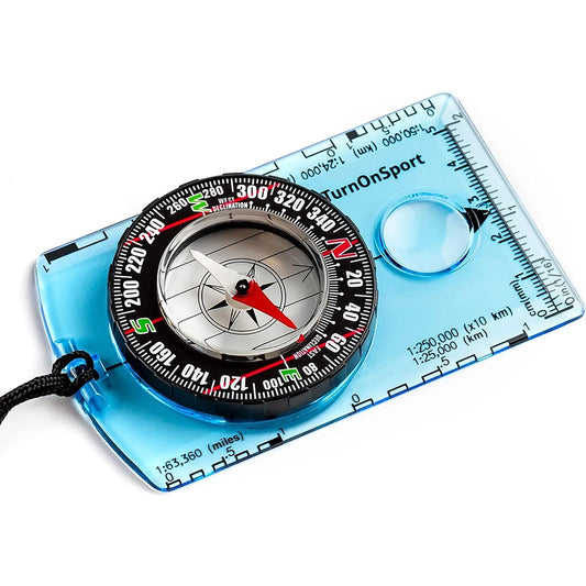 Elite Waterproof Navigation Compass - Essential Hiking & Camping Survival Tool for Outdoor Map Reading