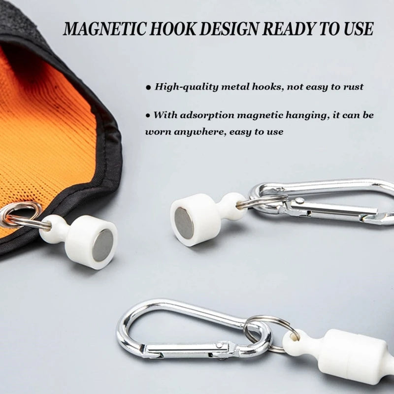 Waterproof Anti-Slip Fishing Gloves with Magnet Release - Puncture & Scrape Protection for Safe Fish Catching