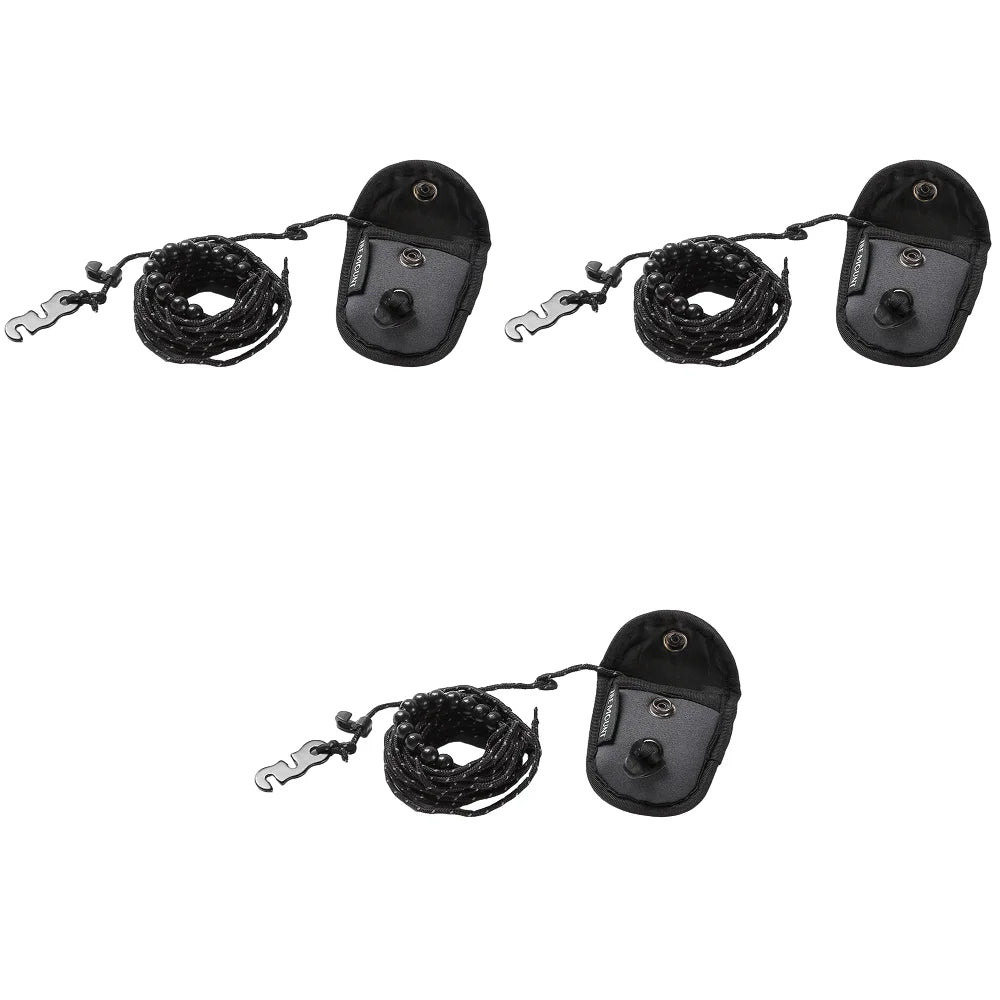 Windproof Elastic Travel Clothesline 3M with 12 Clips - Portable Stretch Laundry Line for Camping, Hotel, Trip & Cruise