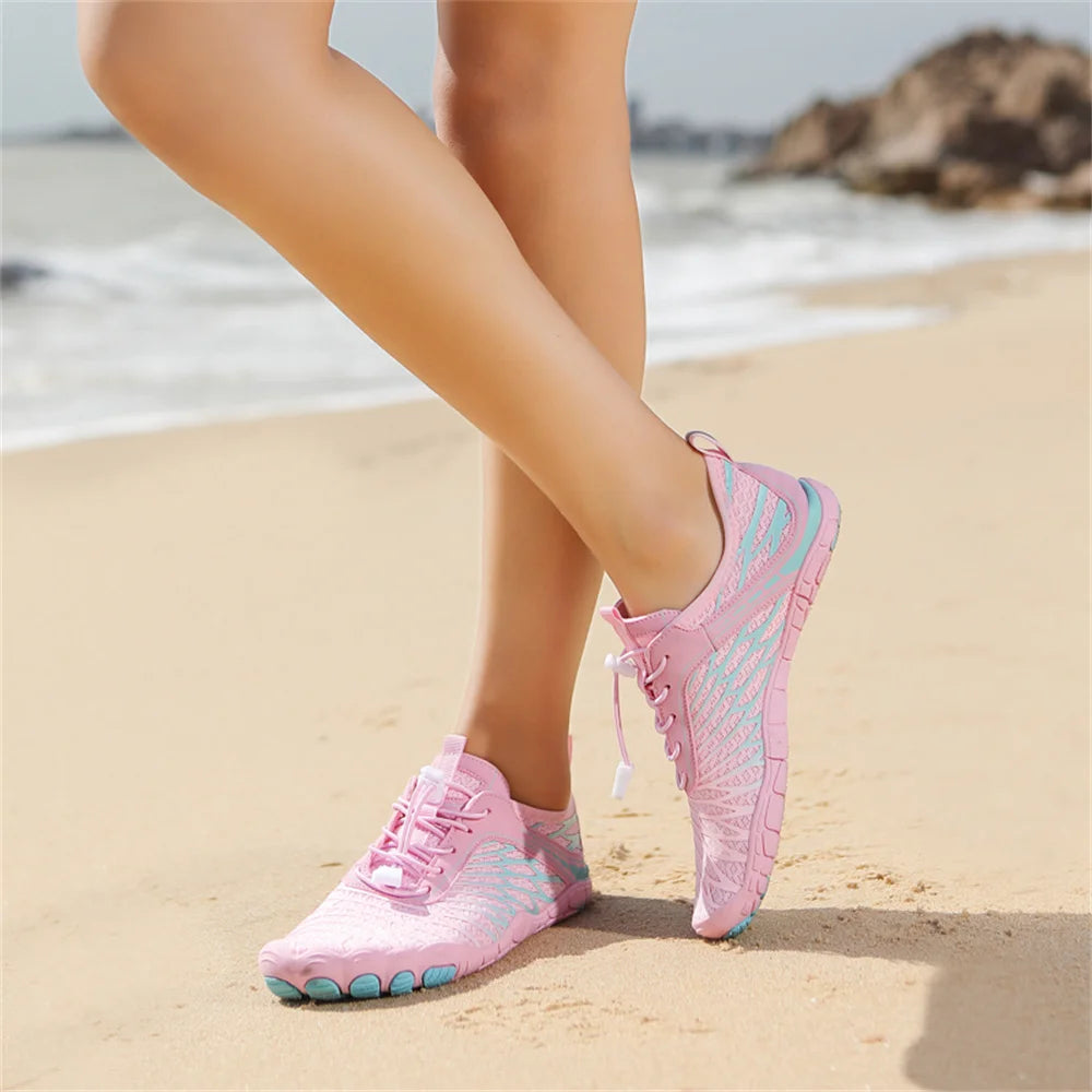Unisex Water Shoes - Anti-Slip Quick-Dry Barefoot Aqua Sneakers for Beach Swimming & Outdoor Activities