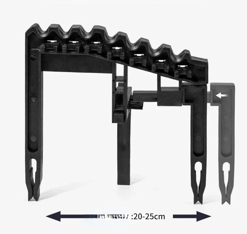 Adjustable Golf Club Organizer - 9 Iron Holder Training Aid with Anti-Collision Design (Model ZJ018)