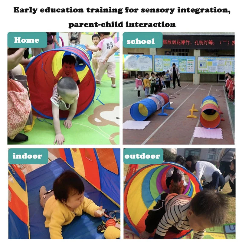 Portable Children's Tent - Crawling Tunnel - Beach Toys - Ball Pool - Kids' Pop-up Tent - Indoor Crawling Games - Child Play House - Tents