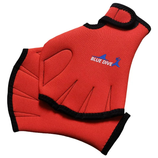 Swimming Training Webbed Gloves - Water Resistance Paddles for Aquatic Diving and Fitness
