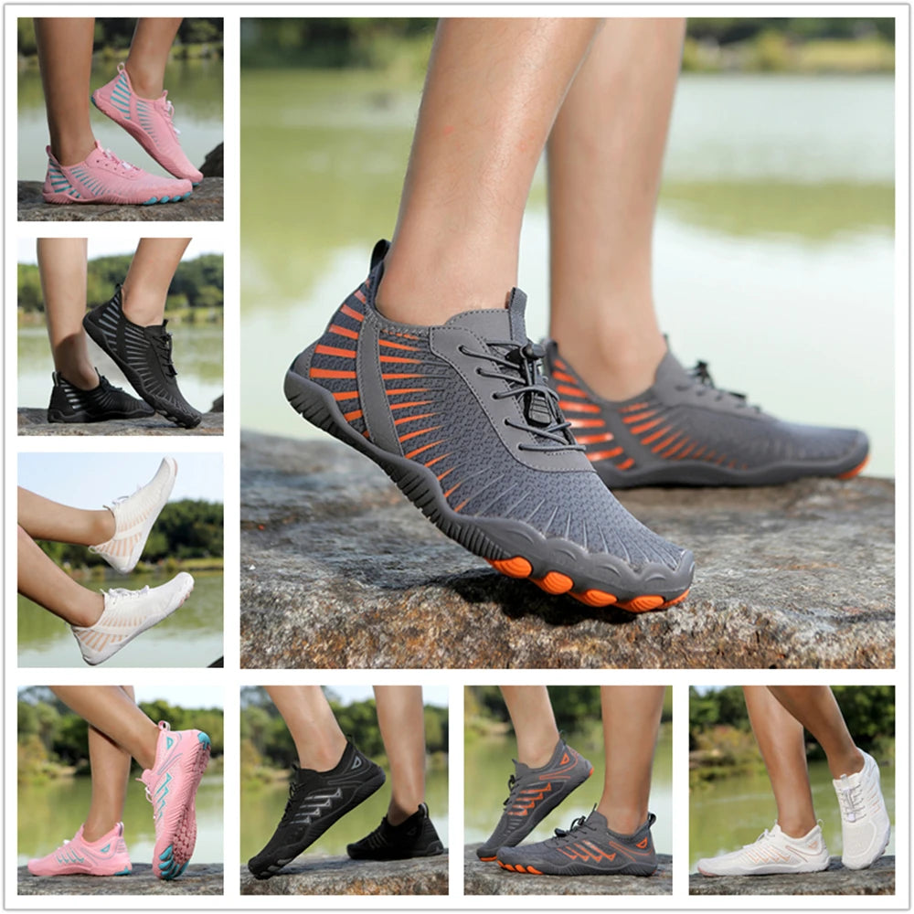 Unisex Water Shoes - Anti-Slip Quick-Dry Barefoot Aqua Sneakers for Beach Swimming & Outdoor Activities