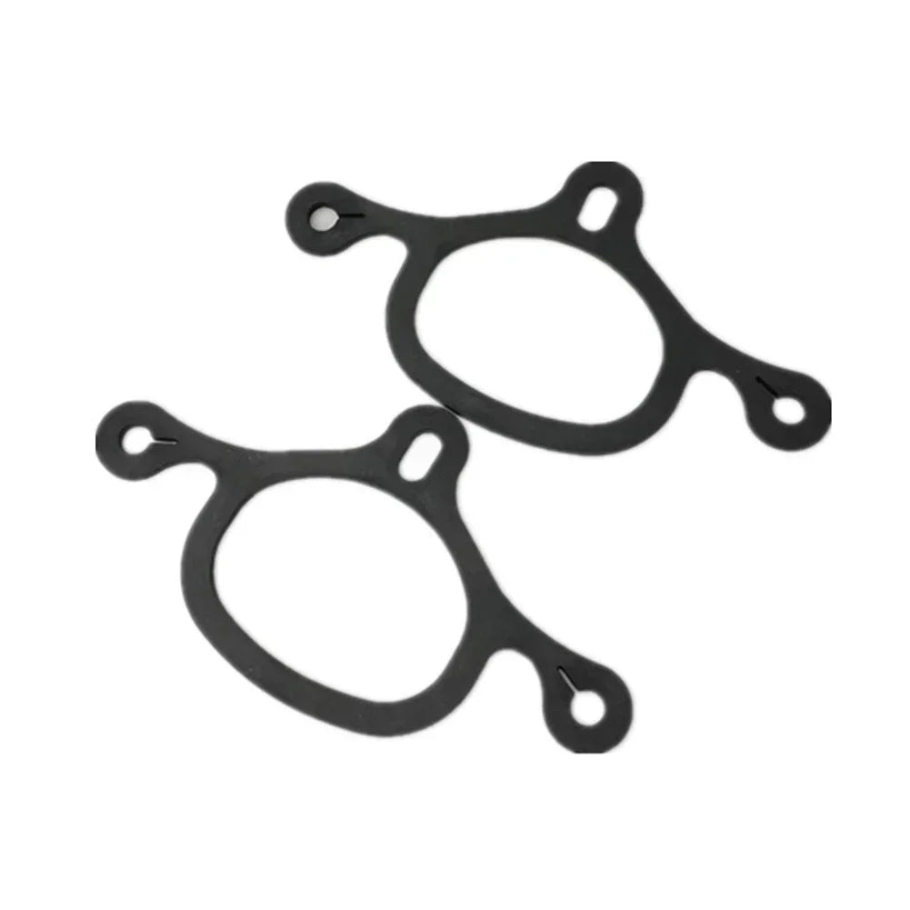 Western Equestrian Spur Straps - Thickened Rubber with Alloy Buckle (1 Pair)