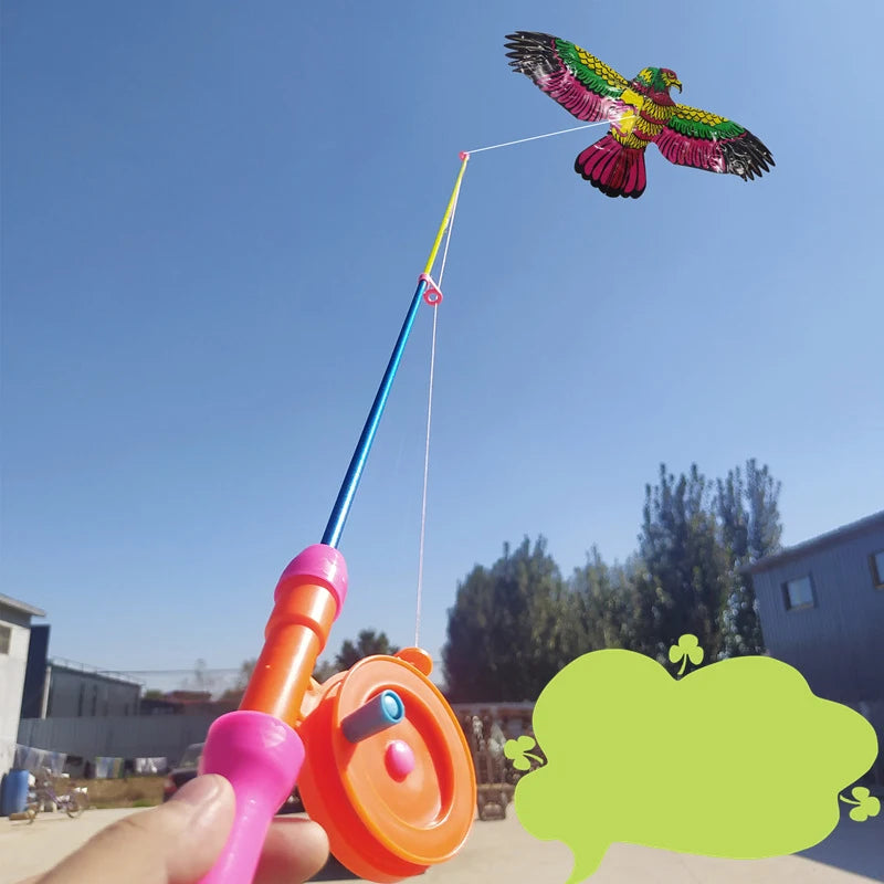 Mini Plastic Kite | 40cm | Hand Brake | Outdoor Fun | Sports Toys | Kites for Kids | Gifts