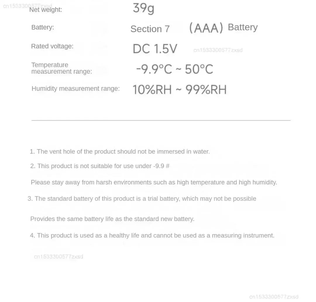 Mini Digital Thermometer Hygrometer with Clock – HD Weather Station for Training Spaces