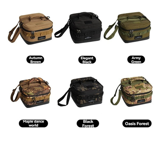 Premium 900D Waterproof Thermal Picnic Cooler Bag - Large Camping Travel Organizer for BBQ & Outdoor Family Activities