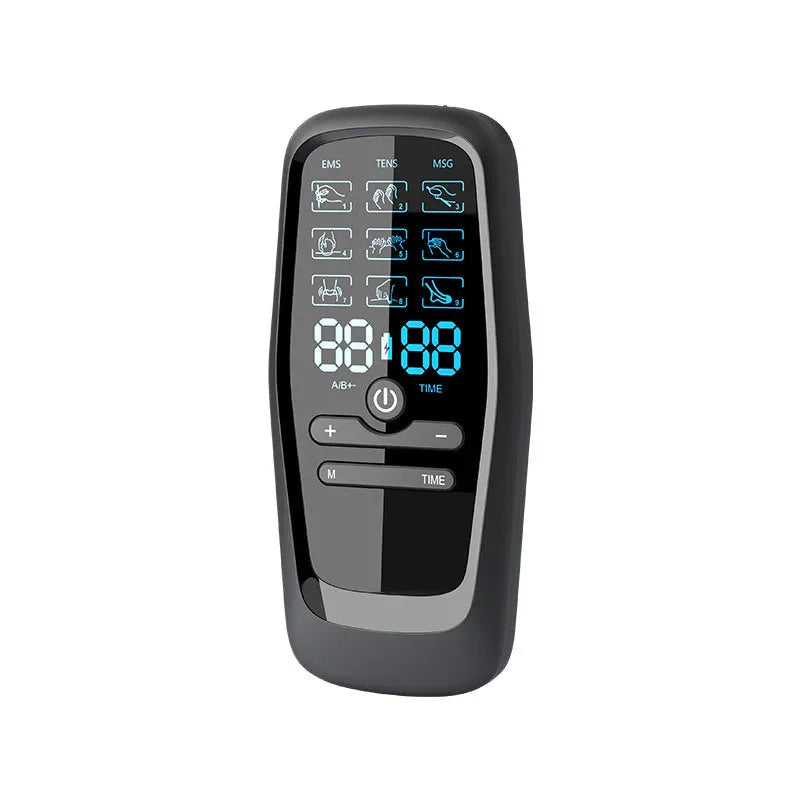 Digital EMS TENS Unit - Electric Muscle Stimulator for Physiotherapy, Acupuncture & Body Massage Therapy with Slimming Functions