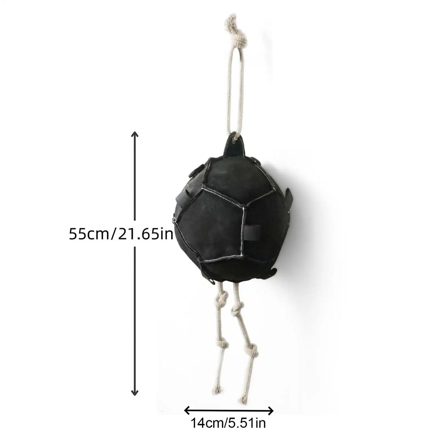 Hanging Hay Feeder Ball - Horse Treat Dispenser Toy for Stress Relief | Carrot Feeding Ball for Horses, Goats & Sheep