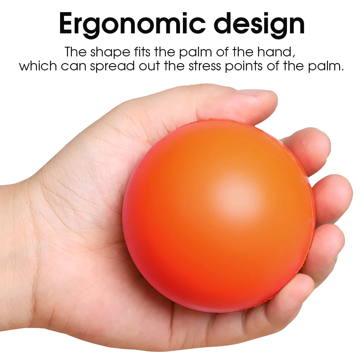 7cm High Elasticity Finger Strengthening Grasping Massager Exerciser Ball