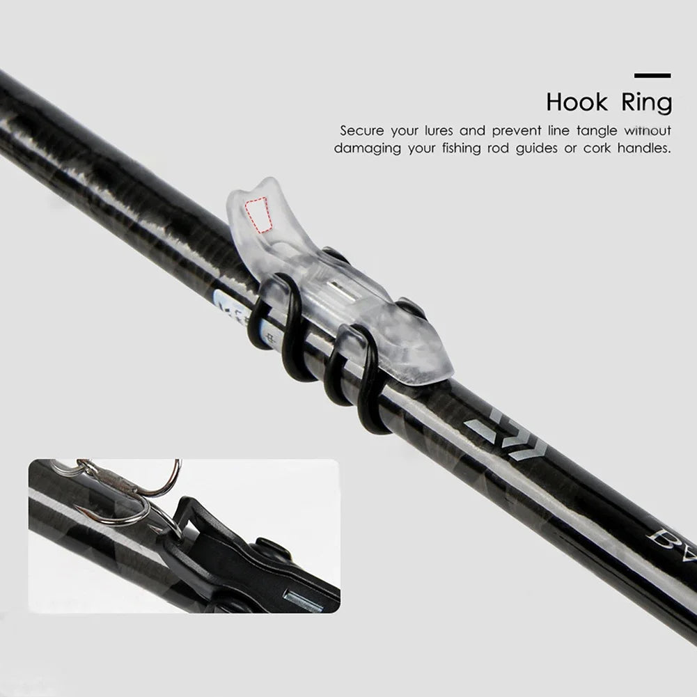 Magnetic Fishing Rod Hook Keeper Set - 1-5 Pieces Lure Bait Holder Safety Accessories for Fishing Pole Tools
