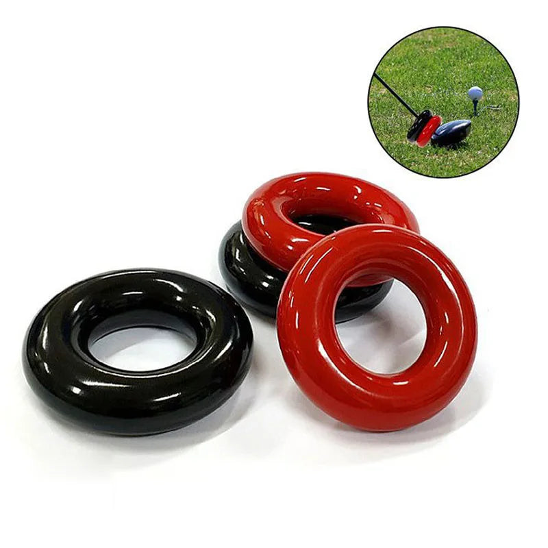 Golf Swing Trainer - PGM Weighted Ring 6.4cm Portable Strength Training Aid TA008