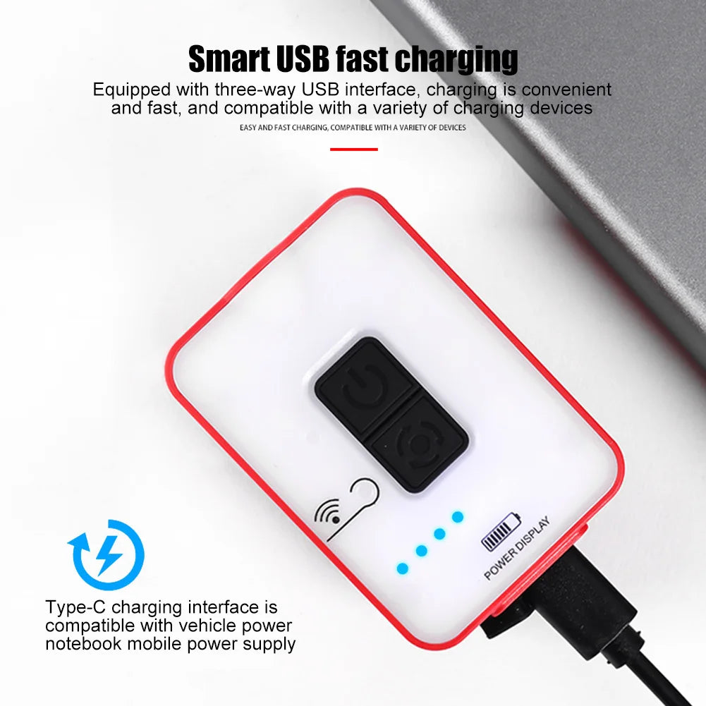 Rechargeable LED Hat Clip Light - XPG+COB 200LM Outdoor Headlamp with 1200mAh Battery, USB/Type-C Charging for Hiking, Emergency & Car Use