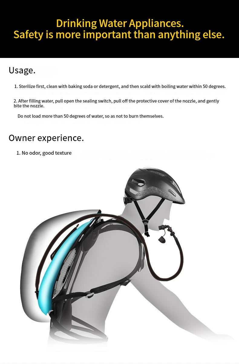 2L EVA Hydration Backpack - Large Capacity Water Reservoir for Running & Cycling