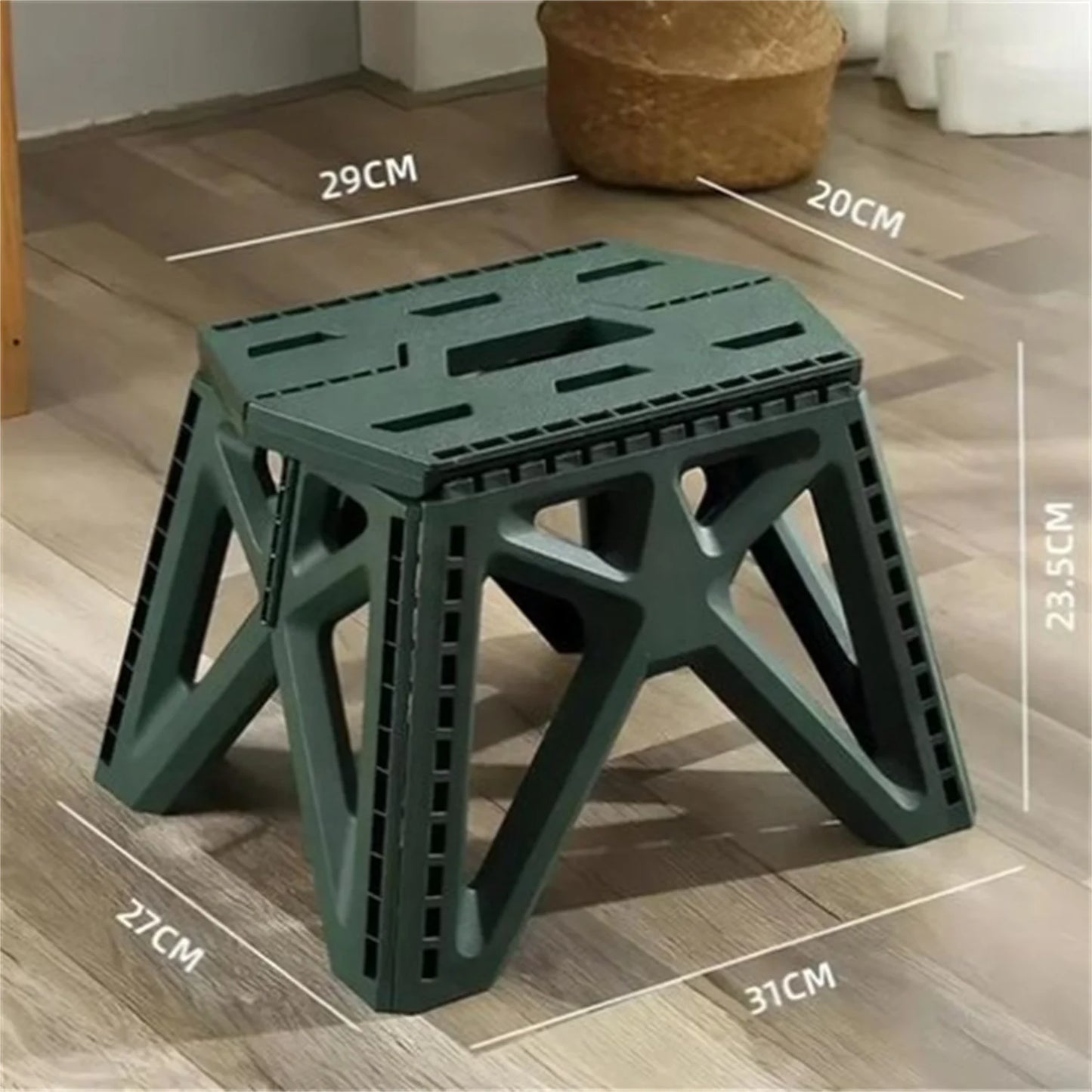 Portable Folding Camping Stool - High Load Bearing Outdoor Chair for Fishing, Beach & Camping