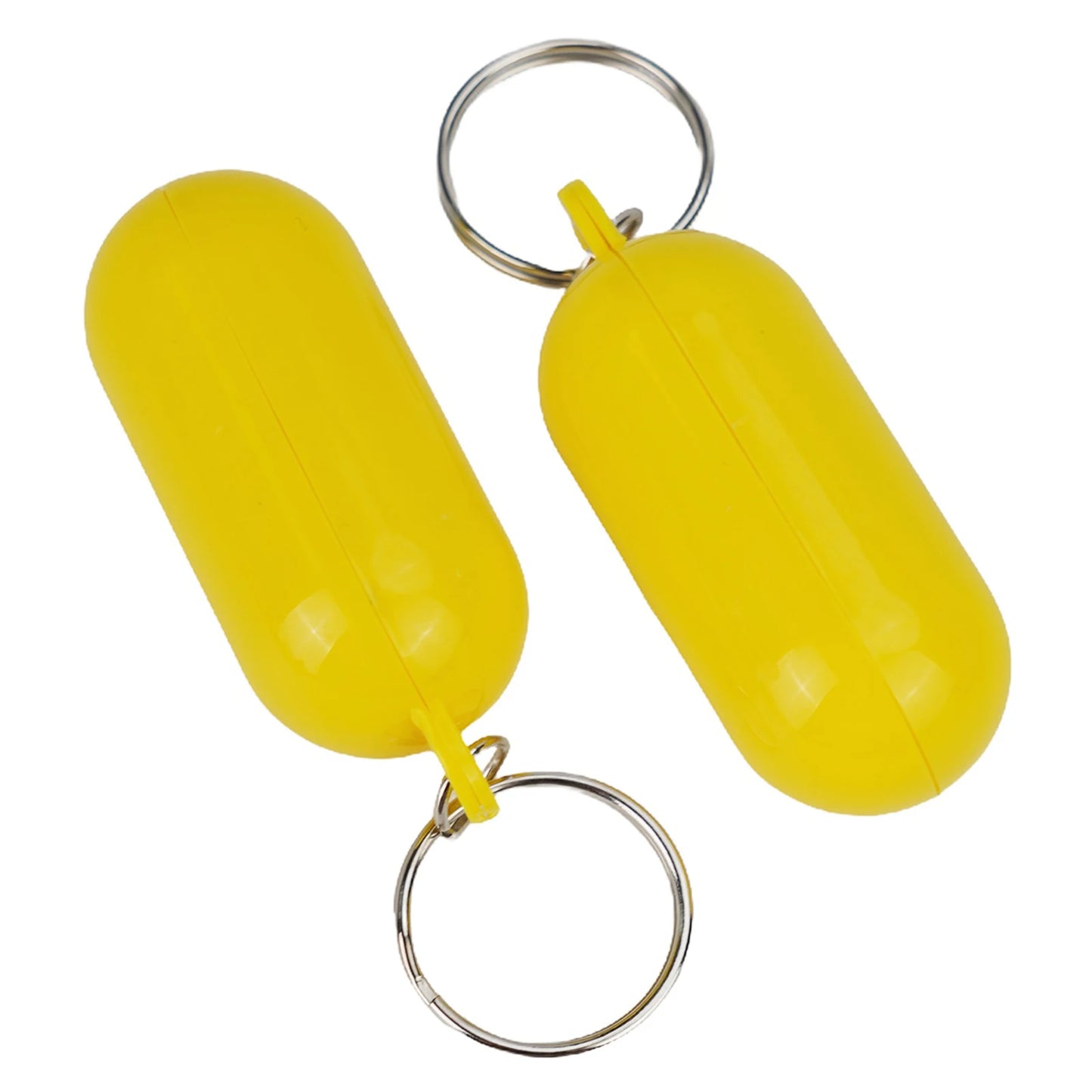 Marine Floating Keychain Set - 2 Pack Buoyant Key Ring Fenders for Boats, Kayaks & Sailing