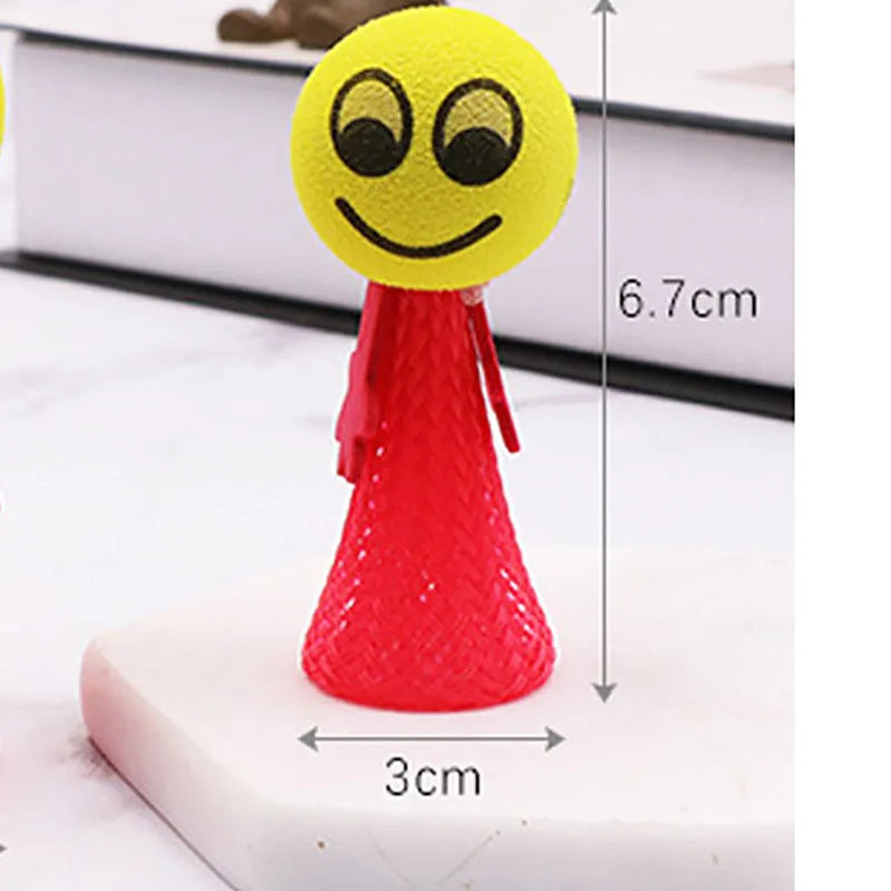 10-Piece Multicolor Jumping Elf Dolls Set - Creative Plastic Toys for Kids Birthday Party Gift