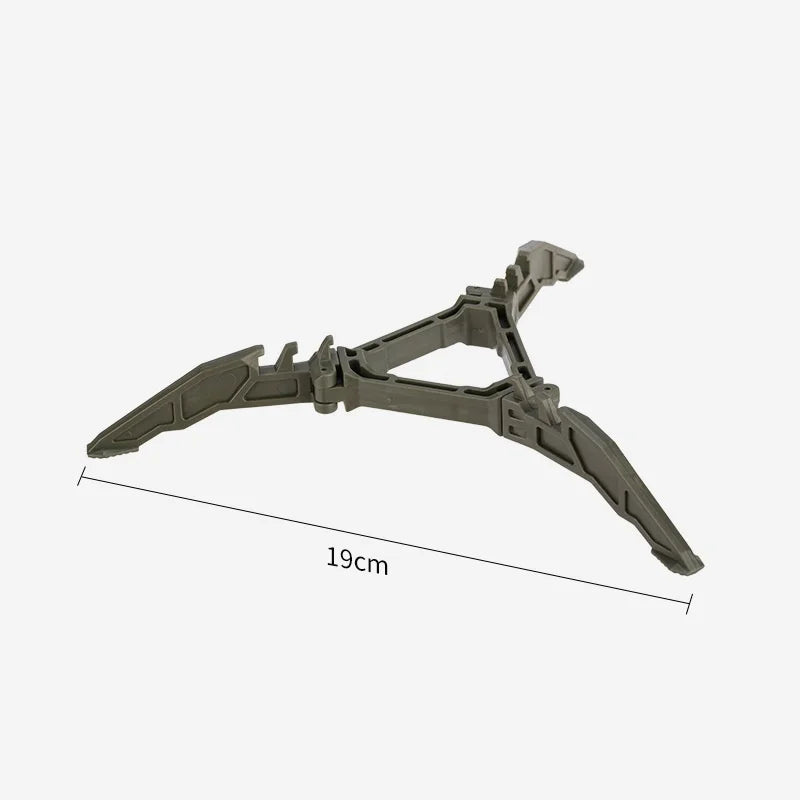 Universal Folding Gas Canister Tripod Stand - Portable Camping Stove Base Holder for Outdoor Gas Tank Support