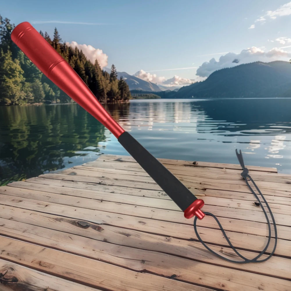 Professional Aluminum Alloy Fish Hammer - 24.7cm Fishing Priest with EVA Non-Slip Handle