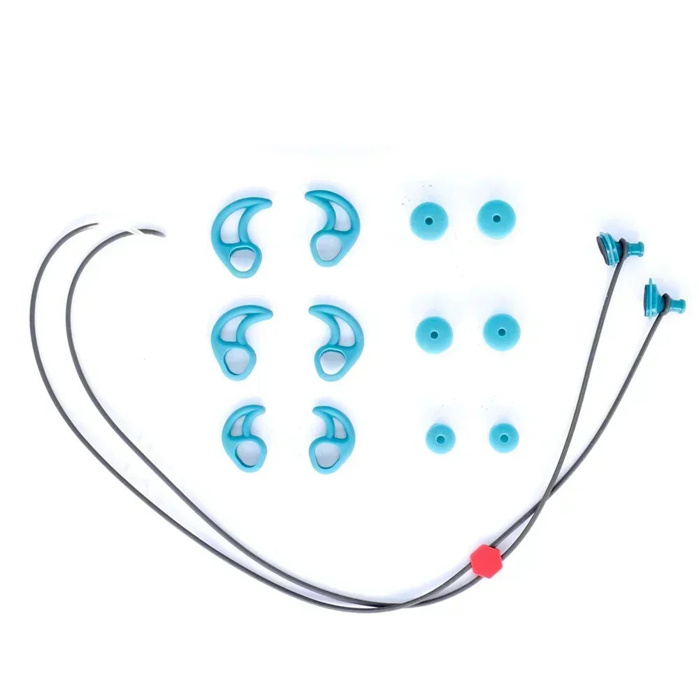 Universal-Fit Waterproof Ear Plugs with Sound Transmission - Swimming Surfing Diving Water Sports Accessories with Lanyard