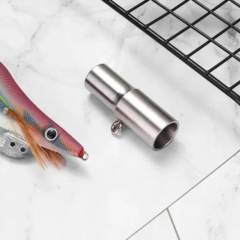 Portable Stainless Steel Squid Hook Straightening and Repair Tool for Fishing Bait Hooks