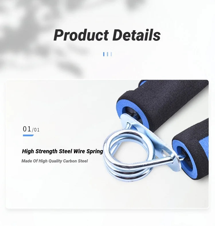 Type A Sponge Grip Spring Hand Finger Strength Trainer Power Exerciser Forearm Strengthener Carpal Expander Sport Muscle Wrist