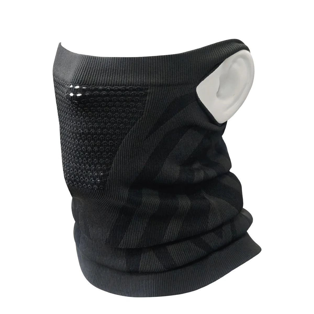 Winter Neck Warmer & Face Mask with Ear Loops - Windproof Balaclava Gaiter for Skiing & Cold Weather Sports