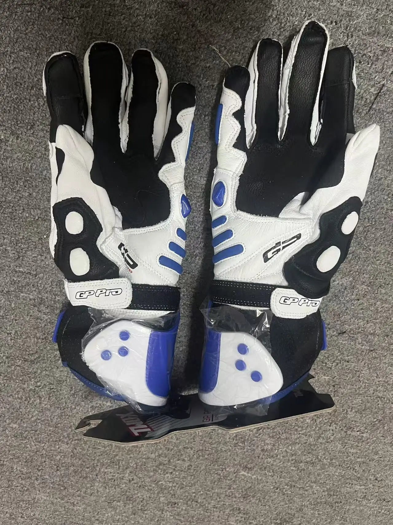 Two-X GP Pro Men's Motorcycle Racing Gloves - Long Leather Sports Protection with Touch Screen