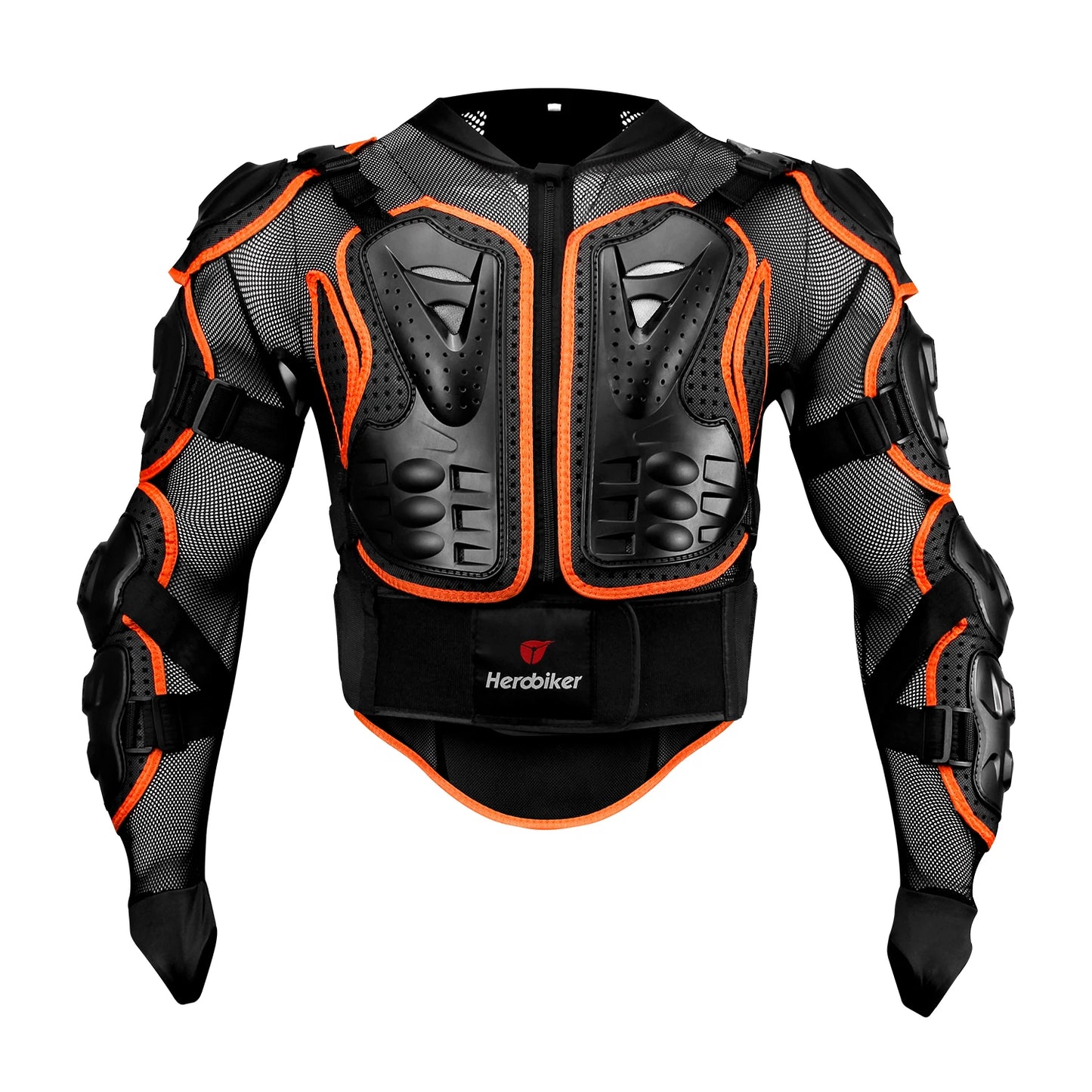 Men's Full Body Armor Motorcycle Jacket - Motocross Enduro Racing Protection Equipment (S-4XL)