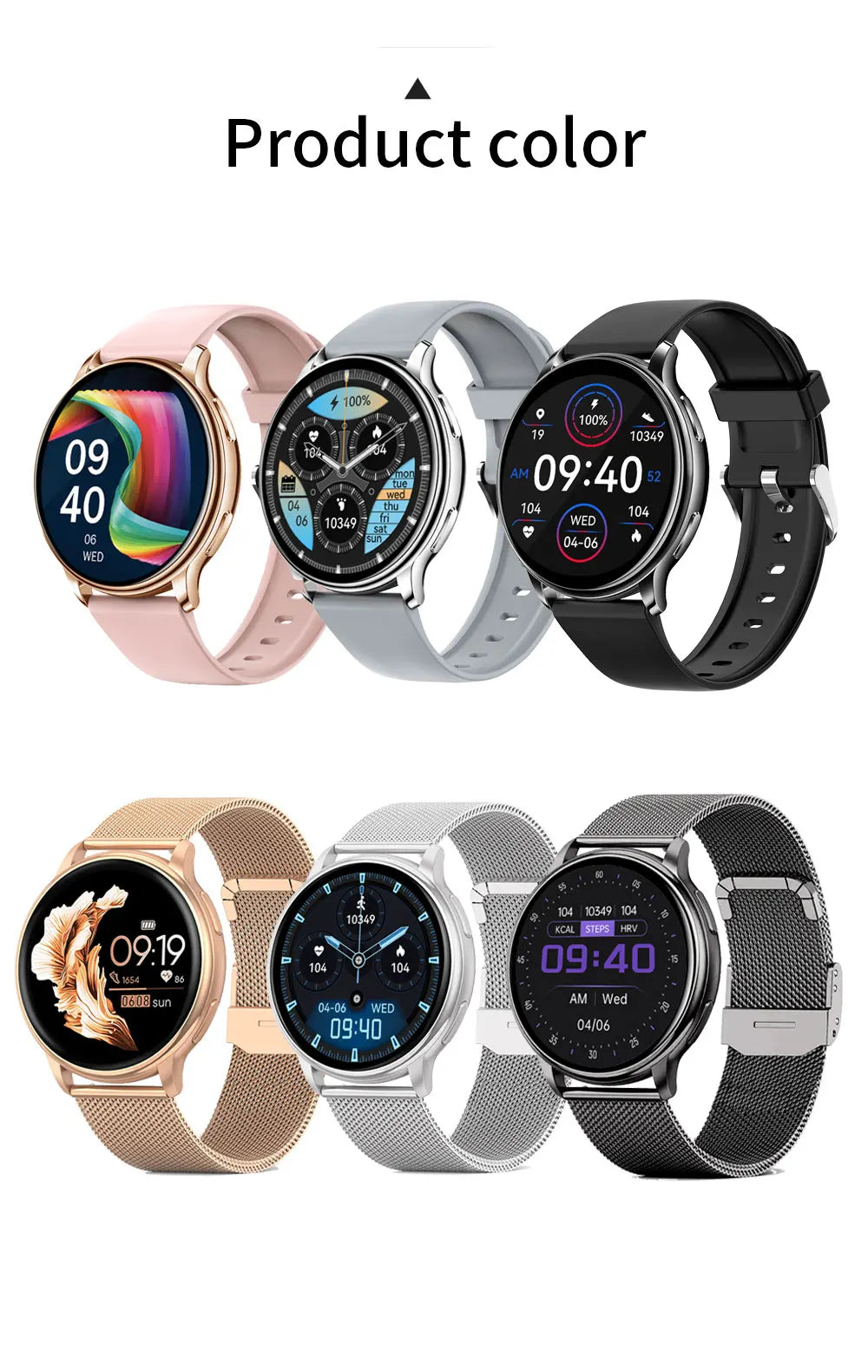Bluetooth Call Smart Watch Women / Men Custom Dial Watches Sport Fitness Tracker Heart Rate Smartwatch For Android IOS Y22