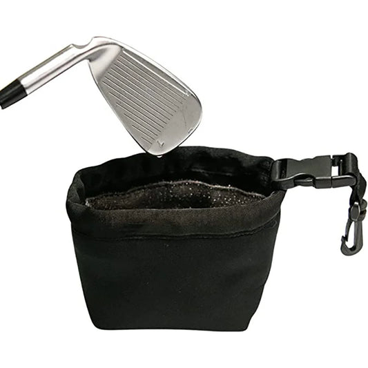 Waterproof Easy-Clean Portable Detachable Golf Scrub Bag - Enhance Club Performance On-The-Go - Essential Accessory for Golfers