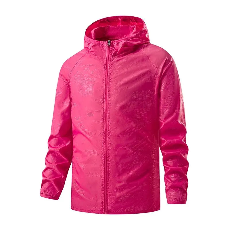 Unisex Waterproof Hiking Jacket - Sun Protection Windbreaker for Outdoor Camping & Climbing